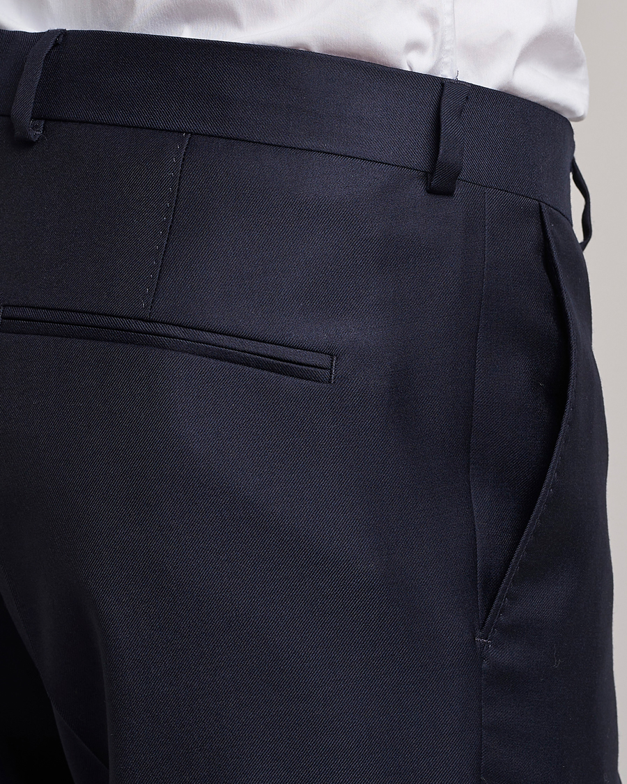 Hombres | Trajes | Oscar Jacobson | Ego Loro Piana Zelander Merino Wool Suit Navy