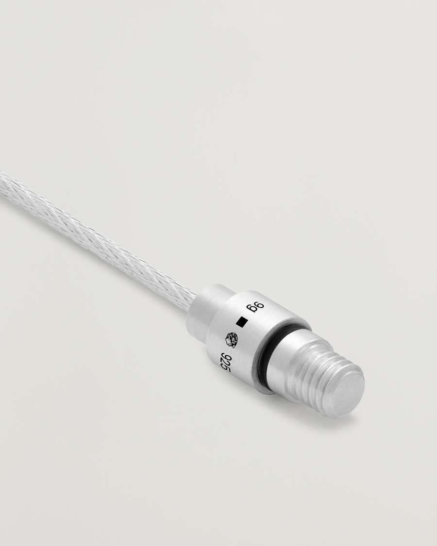 Hombres | LE GRAMME Triptych Cable Bracelet Brushed Sterling Silver 9g | LE GRAMME | Triptych Cable Bracelet Brushed Sterling Silver 9g