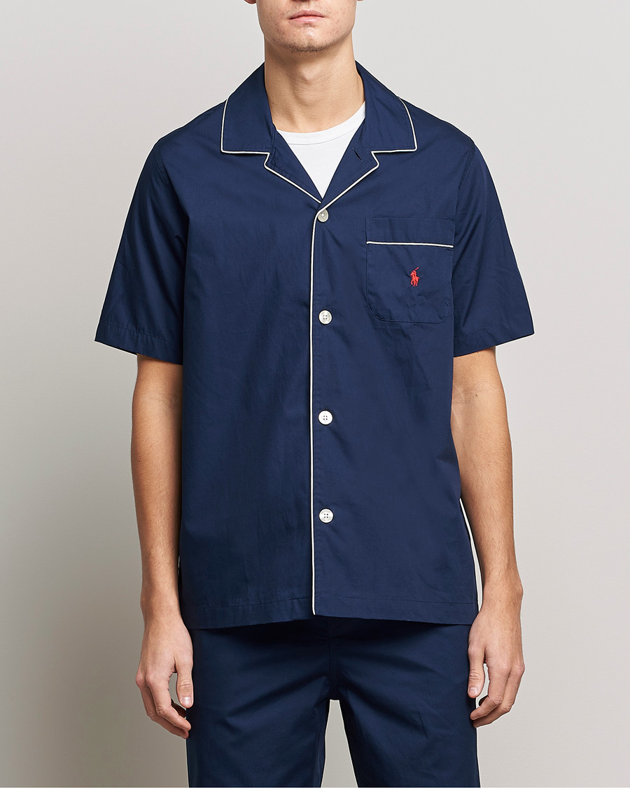 Hombres |  | Polo Ralph Lauren | Cotton Short Pyajama Set Solid Navy