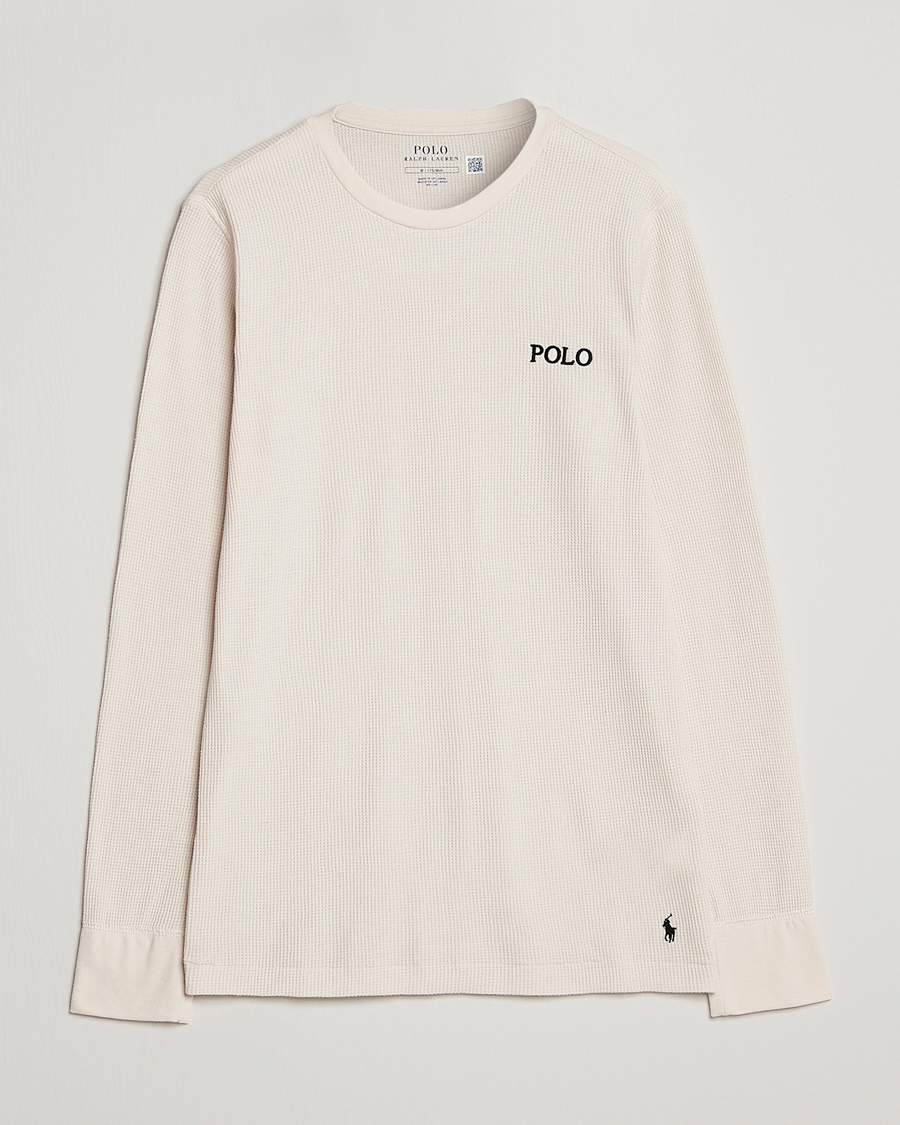 Hombres | Camisetas | Polo Ralph Lauren | Waffle Long Sleeve Crew Neck Guide Cream