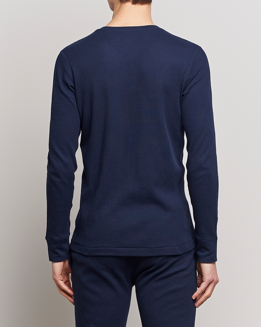 Hombres | Camisetas | Polo Ralph Lauren | Waffle Long Sleeve Crew Neck Cruise Navy