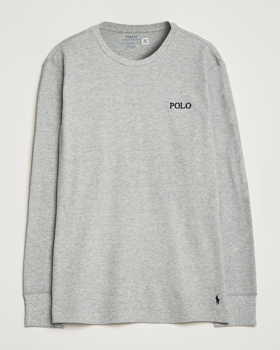 Hombres | Camisetas | Polo Ralph Lauren | Waffle Long Sleeve Crew Neck Andover Heather