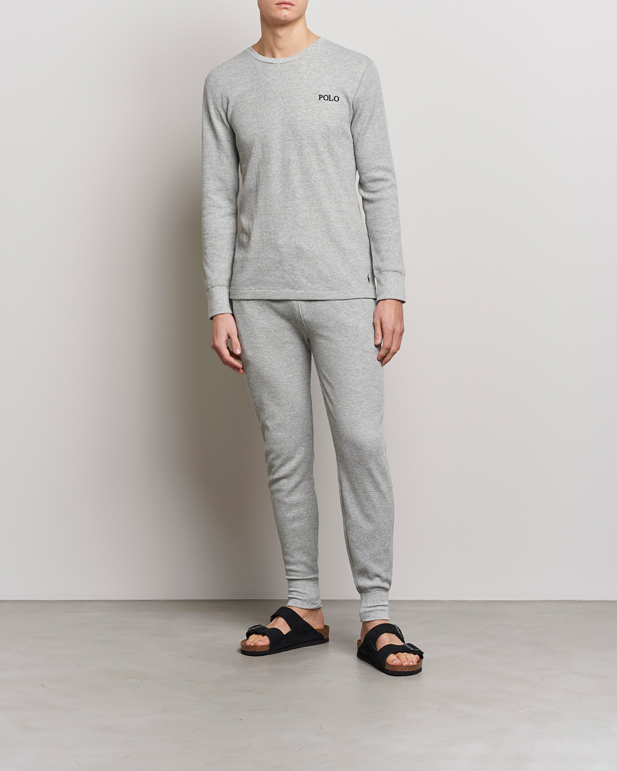 Hombres | Camisetas | Polo Ralph Lauren | Waffle Long Sleeve Crew Neck Andover Heather