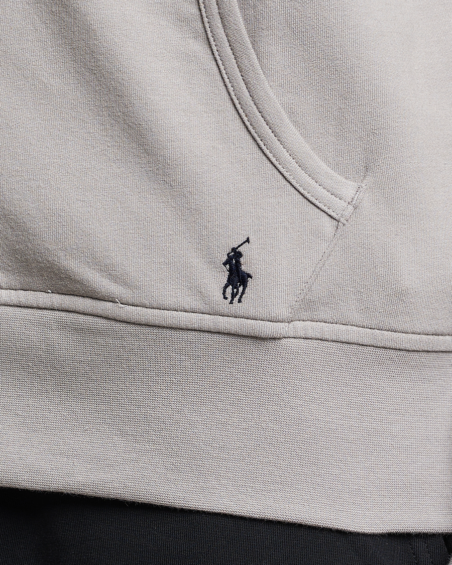 Hombres | Jerséis y prendas de punto | Polo Ralph Lauren | Cotton Jersey Long Sleeve Hoodie Grey Frog