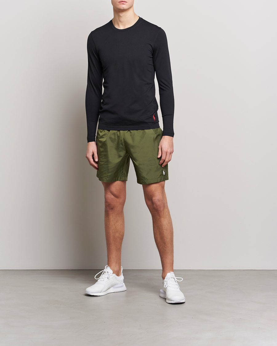 Hombres | Camisetas | Polo Ralph Lauren | Performance Seamless Long Sleeve Tee Polo Black