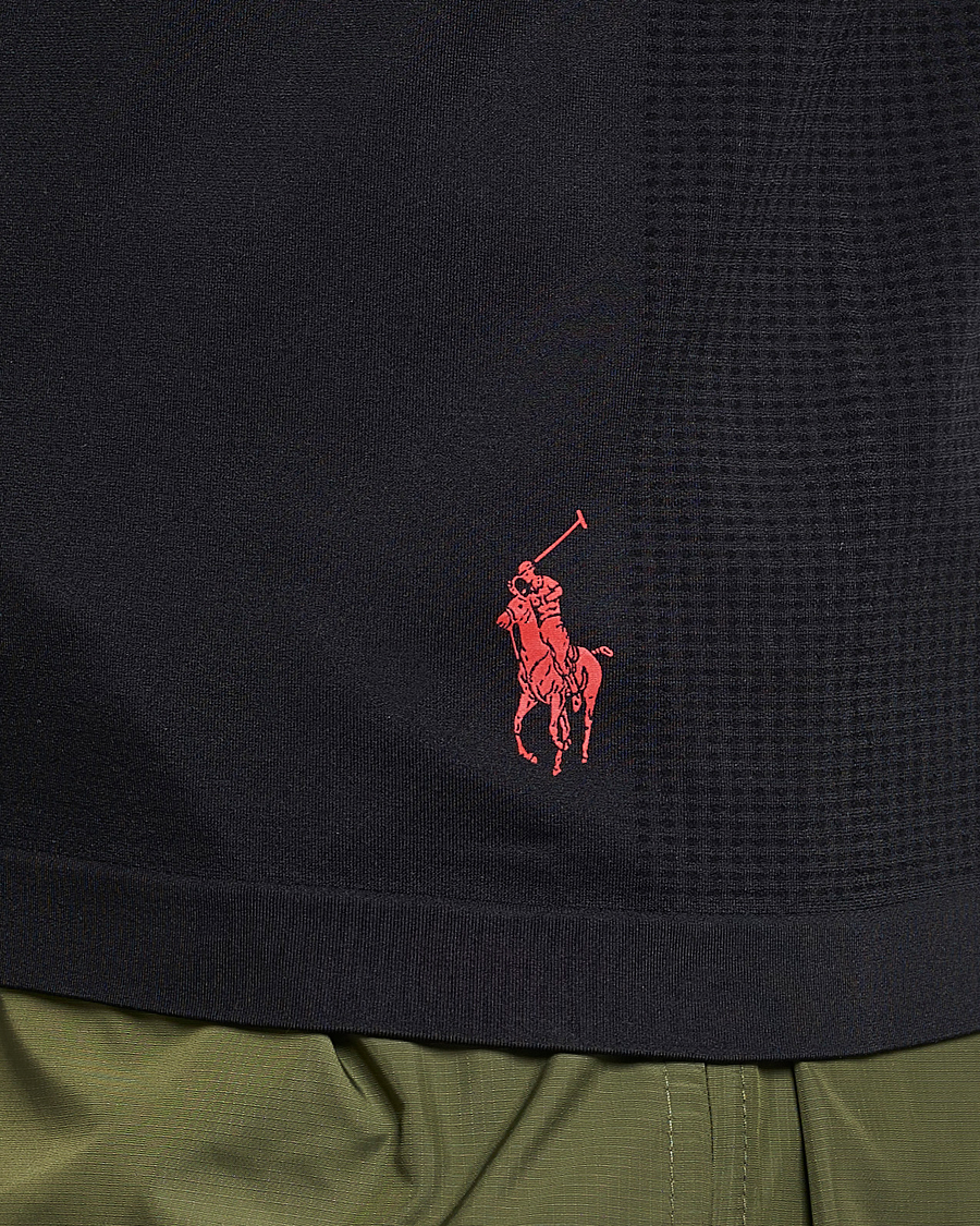 Hombres | Camisetas | Polo Ralph Lauren | Performance Seamless Long Sleeve Tee Polo Black