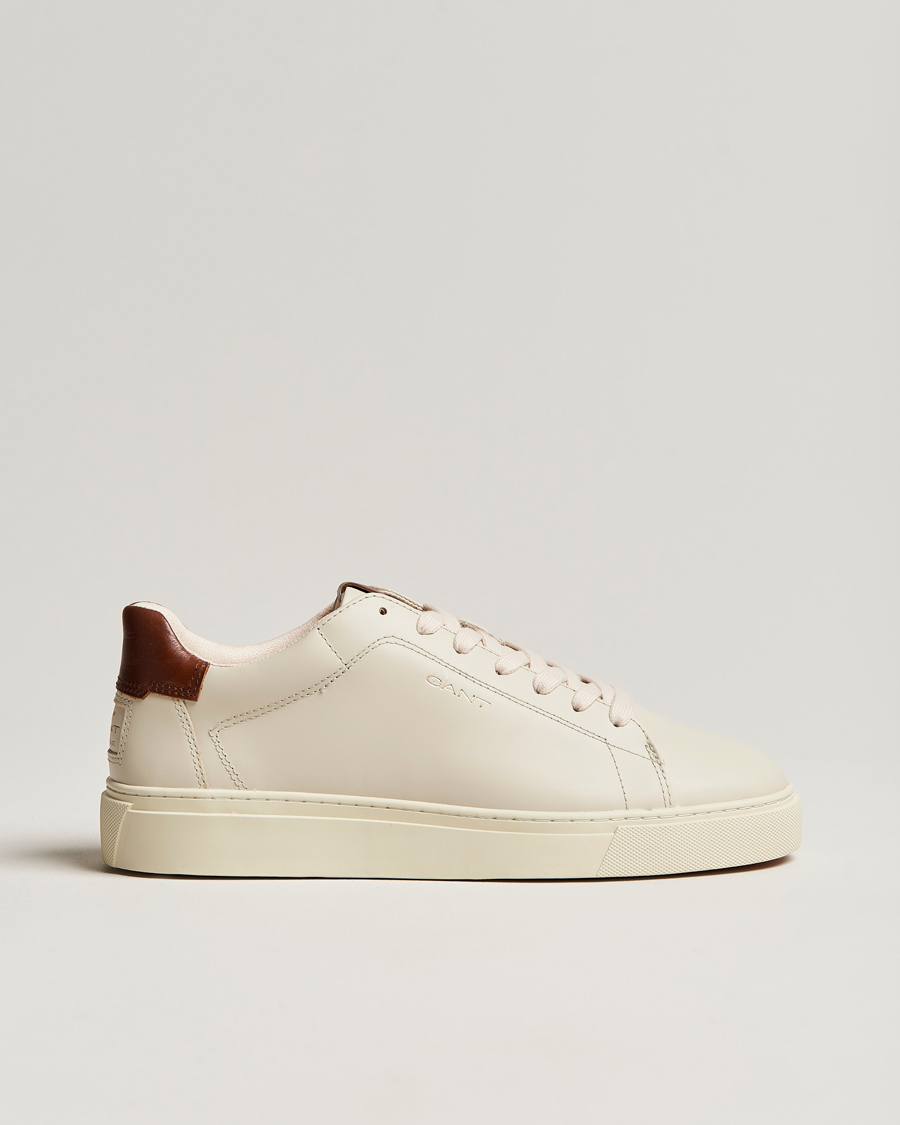 Hombres | GANT Mc Julien Leather Sneaker Light Beige/Cognac | GANT | Mc Julien Leather Sneaker Light Beige/Cognac
