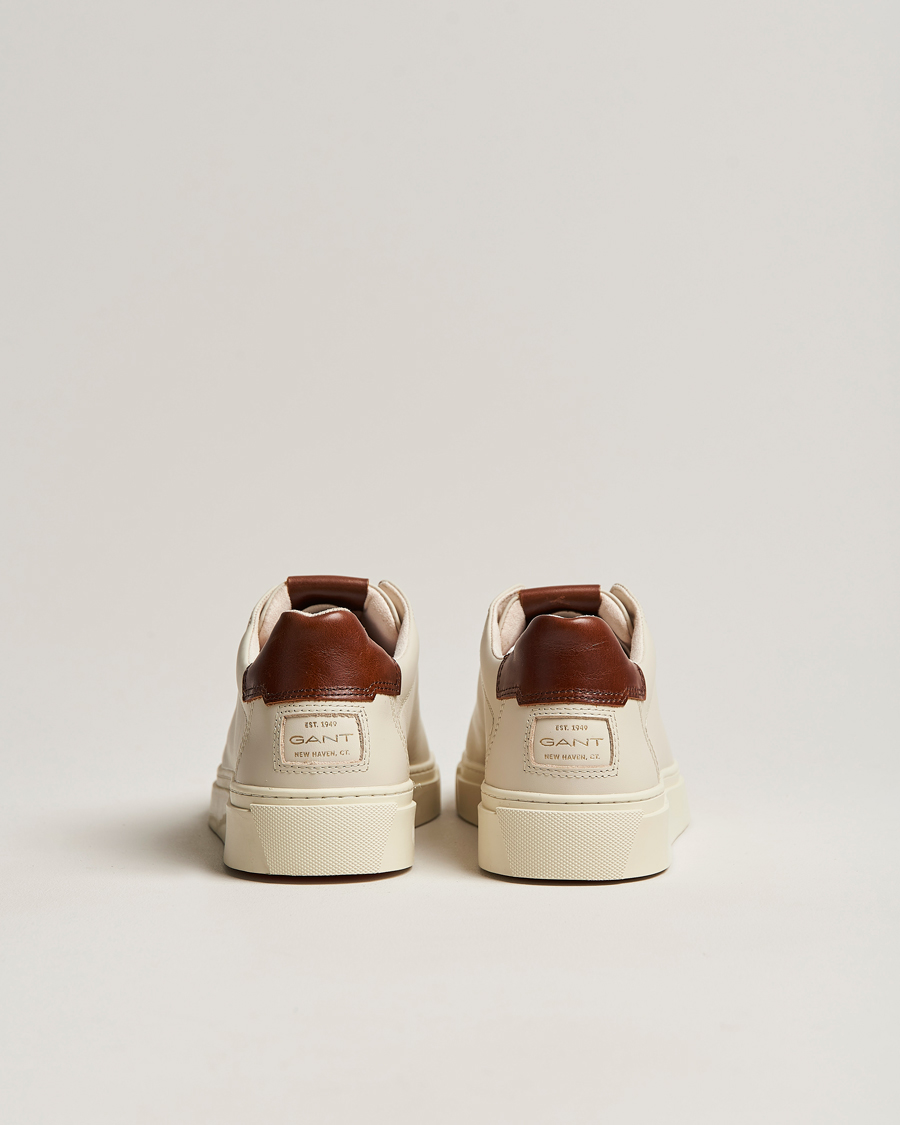 Hombres | GANT Mc Julien Leather Sneaker Light Beige/Cognac | GANT | Mc Julien Leather Sneaker Light Beige/Cognac