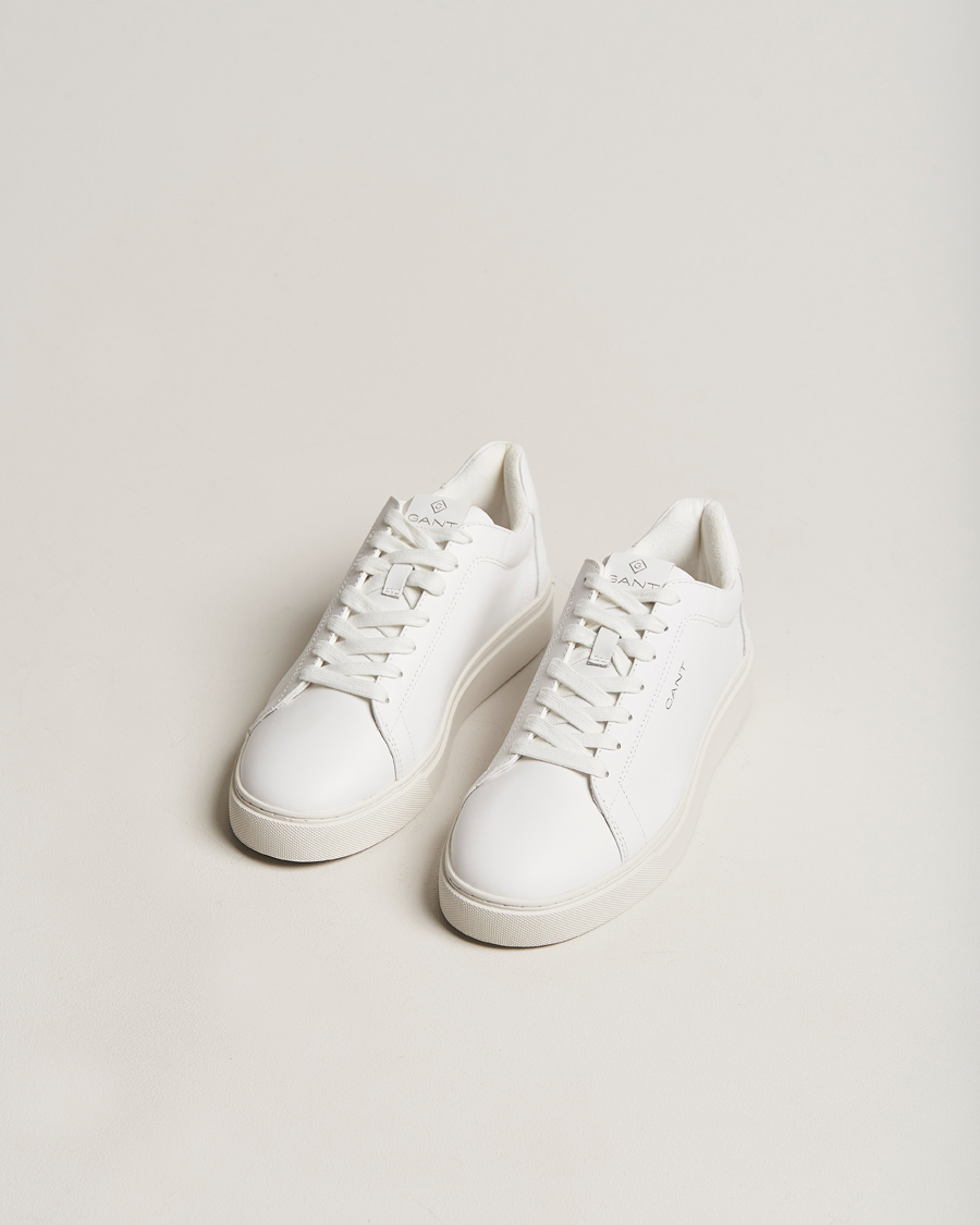Hombres | GANT Mc Julien Leather Sneaker White | GANT | Mc Julien Leather Sneaker White