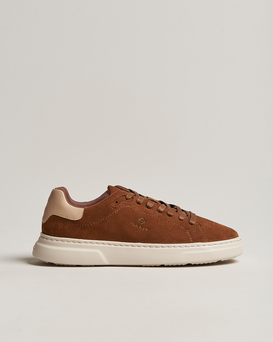 Hombres | GANT Joree Lightweight Suede Sneaker Cognac | GANT | Joree Lightweight Suede Sneaker Cognac