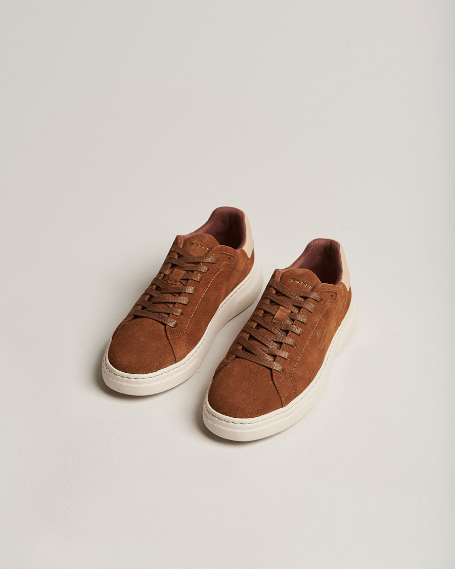 Hombres | GANT Joree Lightweight Suede Sneaker Cognac | GANT | Joree Lightweight Suede Sneaker Cognac