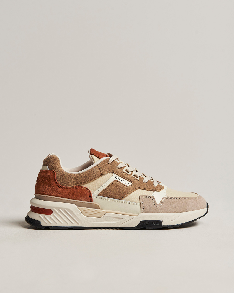 Hombres | GANT Carst Running Sneaker Beige/Earth | GANT | Carst Running Sneaker Beige/Earth