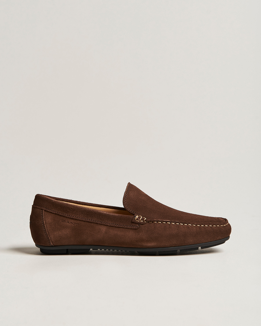 Hombres | GANT Mc Bay Suede Car Shoe Dark Brown | Gant | Mc Bay Suede Car Shoe Dark Brown