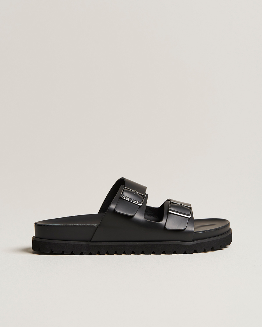 Hombres | GANT Primapal Leather Sandal Black | Gant | Primapal Leather Sandal Black