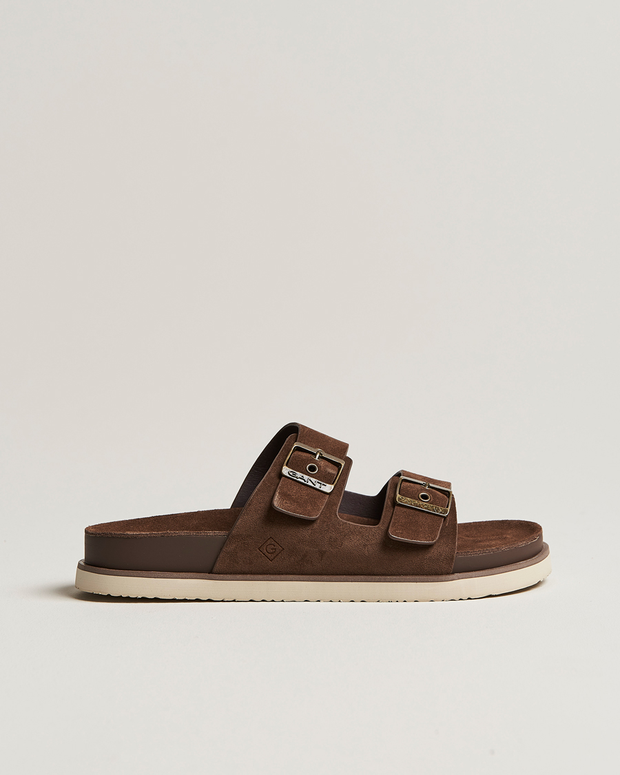 Hombres | GANT Palbuddy Suede Sandal Tobacco Brown | Gant | Palbuddy Suede Sandal Tobacco Brown