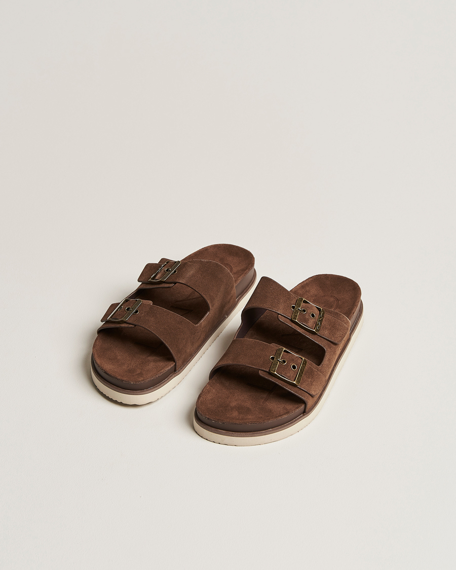 Hombres | GANT Palbuddy Suede Sandal Tobacco Brown | Gant | Palbuddy Suede Sandal Tobacco Brown