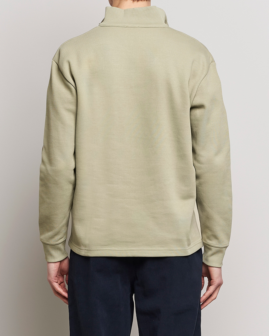 Hombres | Jerséis y prendas de punto | Armor-lux | Camionneur Cotton Half Zip Sweater Argile
