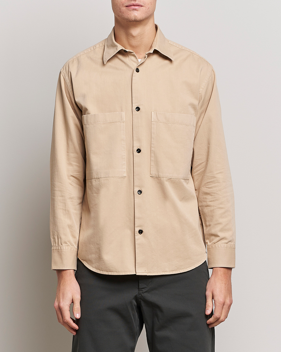 Hombres | Camisas | NN07 | Freddy Pocket Overshirt Light Khaki