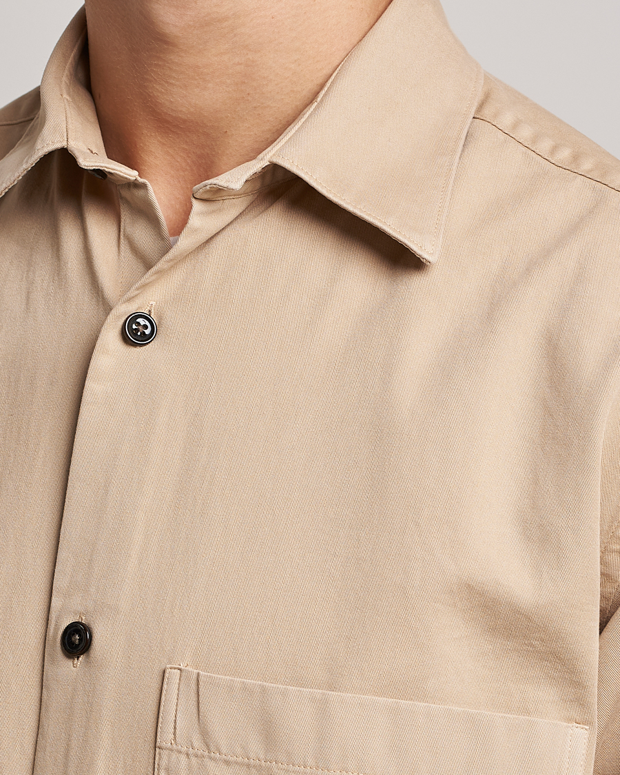 Hombres | Camisas | NN07 | Freddy Pocket Overshirt Light Khaki