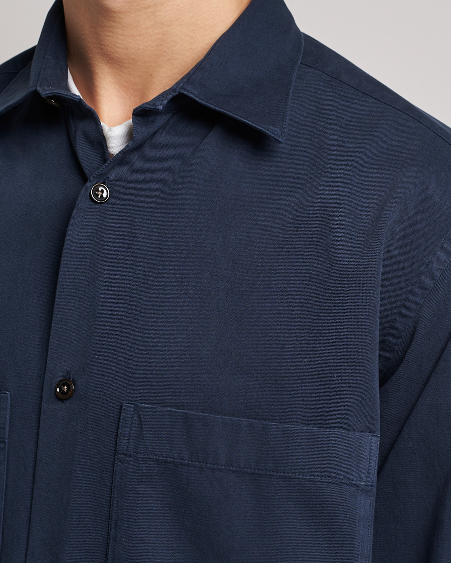 Hombres | Camisas | NN07 | Freddy Pocket Overshirt Navy Blue