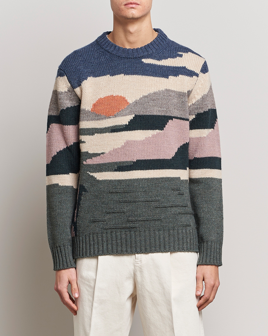 Hombres | Jerséis y prendas de punto | NN07 | Jason Sunset Knitted Sweater Multi