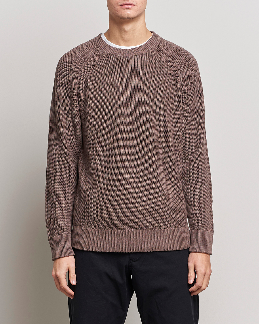Hombres | Jerséis y prendas de punto | NN07 | Jacobo Cotton Knitted Sweater Iron
