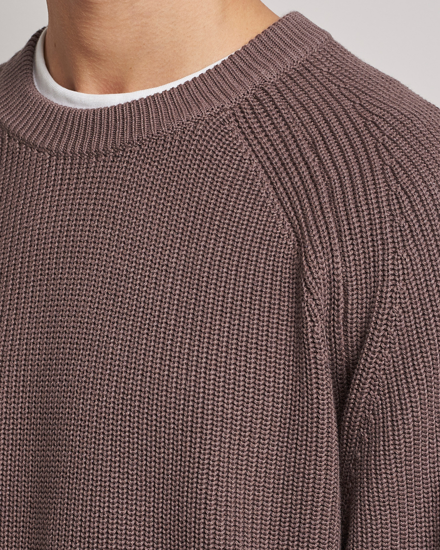 Hombres | Jerséis y prendas de punto | NN07 | Jacobo Cotton Knitted Sweater Iron