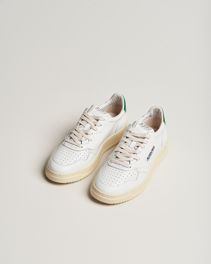 Hombres | Autry | Autry | Medalist Low Sneaker White/Green