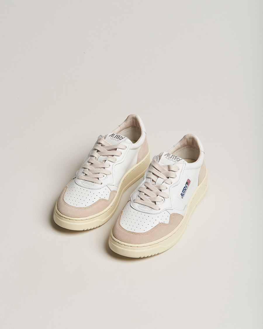 Hombres | Zapatillas | Autry | Medalist Low Leather/Suede Sneaker White