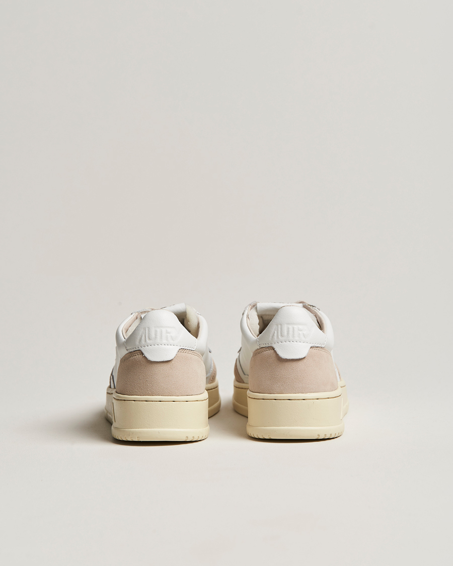 Hombres | Zapatillas | Autry | Medalist Low Leather/Suede Sneaker White