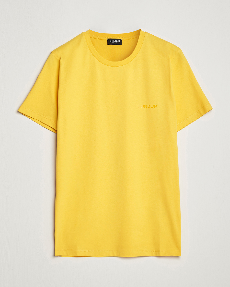 Hombres | Camisetas | Dondup | Crew Neck Tee Yellow