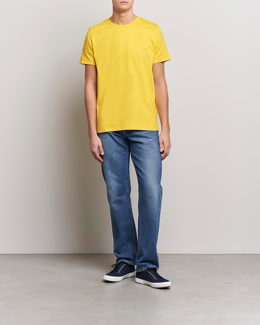 Hombres | Camisetas | Dondup | Crew Neck Tee Yellow