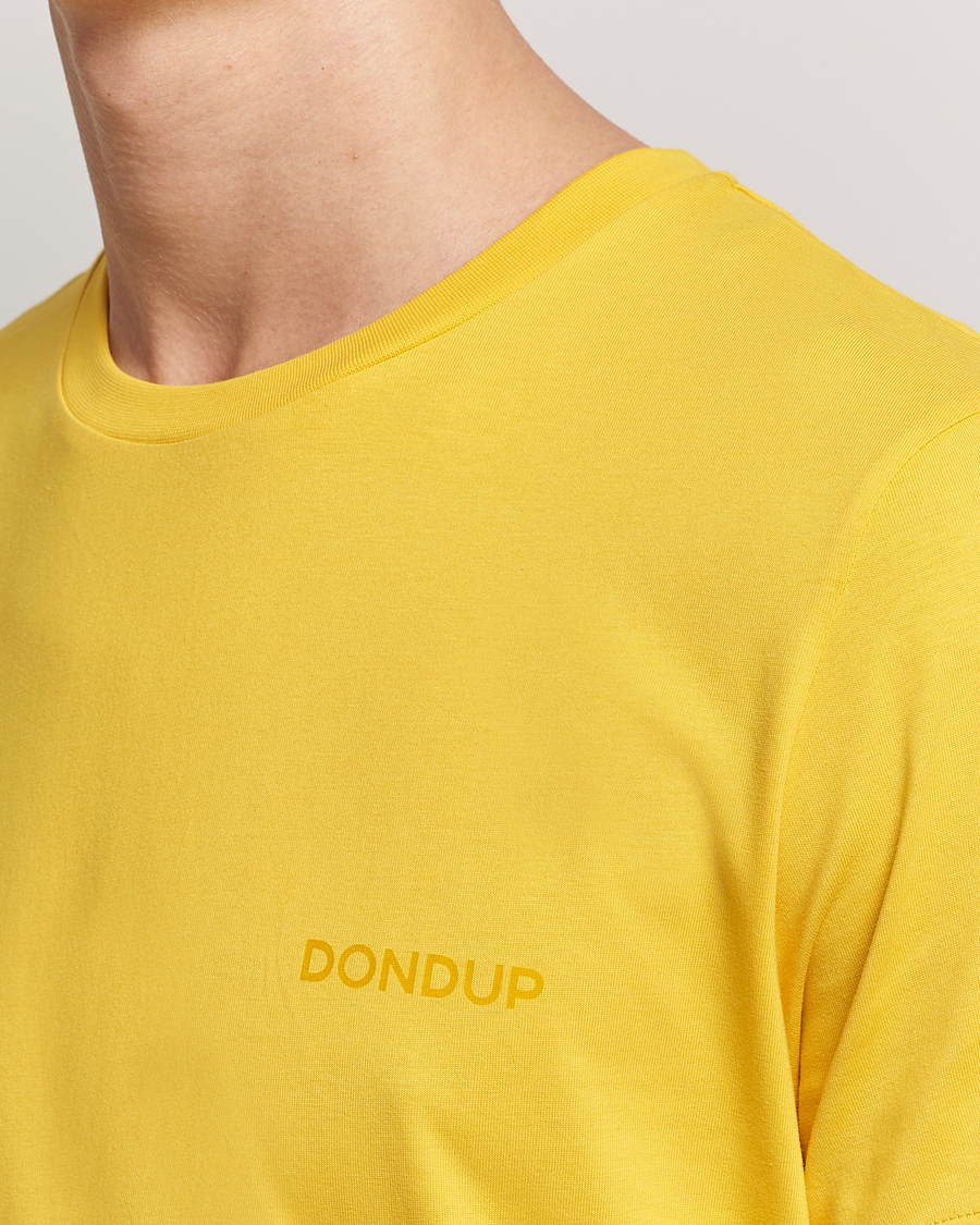 Hombres | Camisetas | Dondup | Crew Neck Tee Yellow