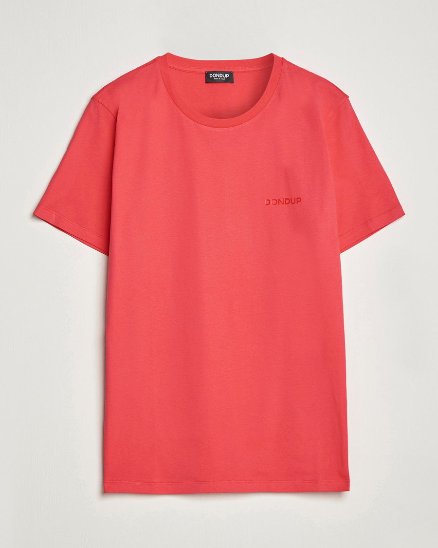 Hombres | Camisetas | Dondup | Crew Neck Tee Coral