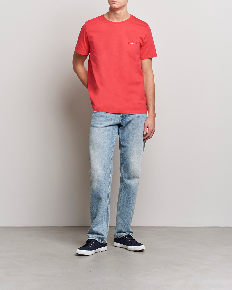 Hombres | Camisetas | Dondup | Crew Neck Tee Coral