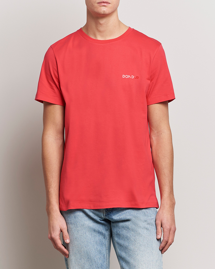 Hombres | Camisetas | Dondup | Crew Neck Tee Coral