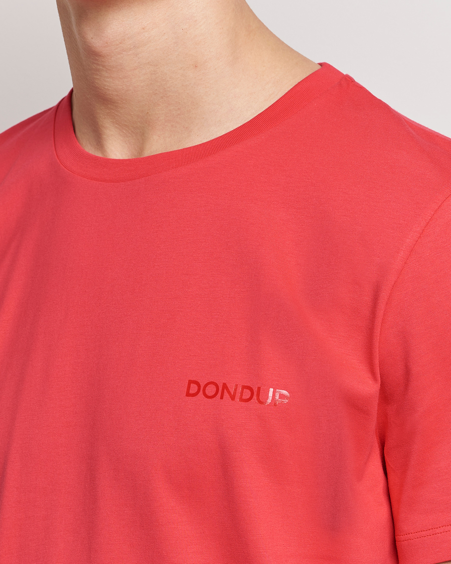 Hombres | Camisetas | Dondup | Crew Neck Tee Coral