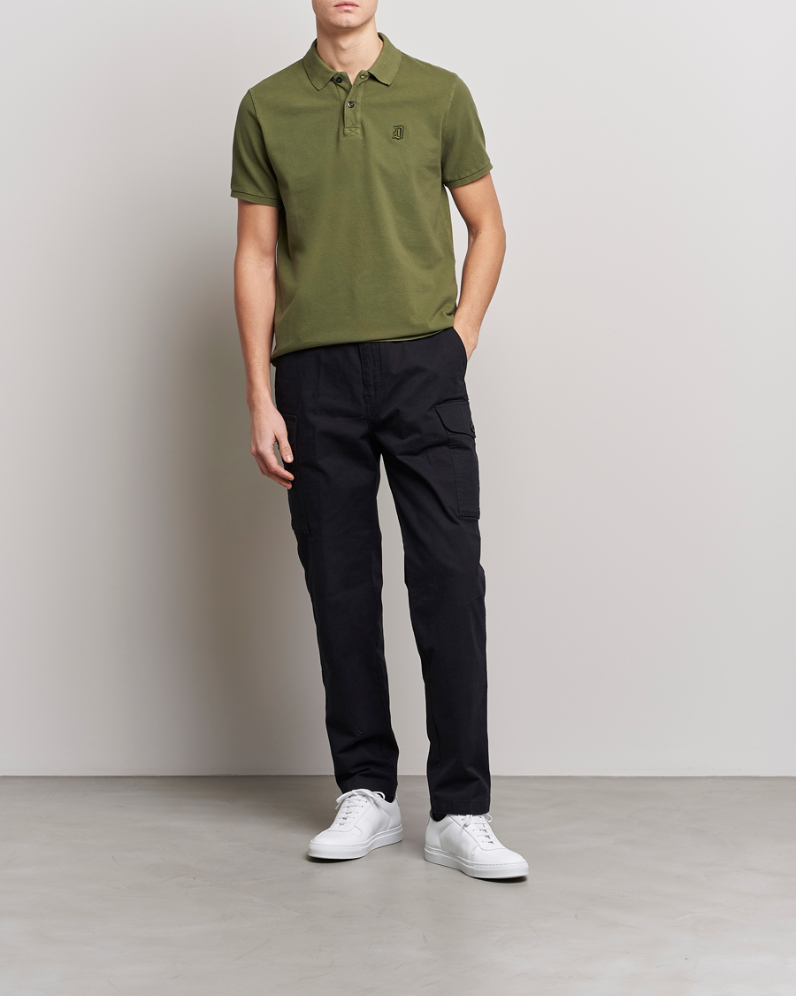 Hombres | Polos | Dondup | Cotton Pique  Olive