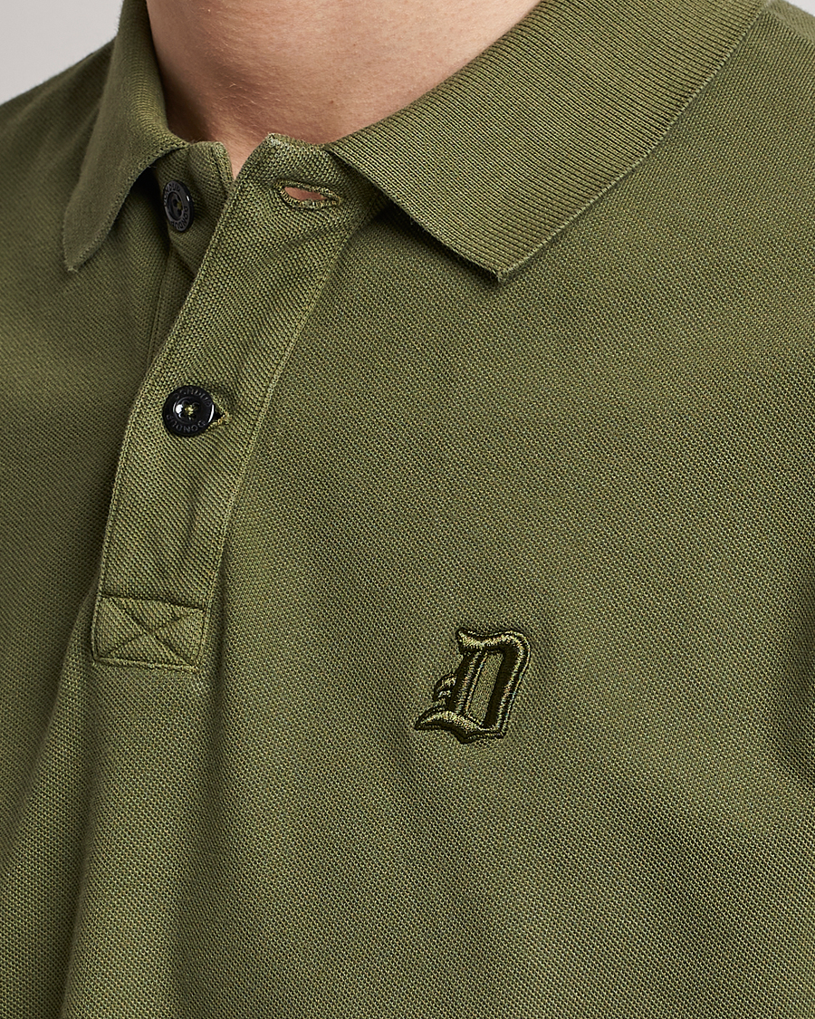 Hombres | Polos | Dondup | Cotton Pique  Olive
