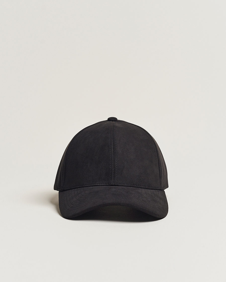 Hombres | Varsity Headwear Alcantara Baseball Cap Notte Black | Varsity Headwear | Alcantara Baseball Cap Notte Black