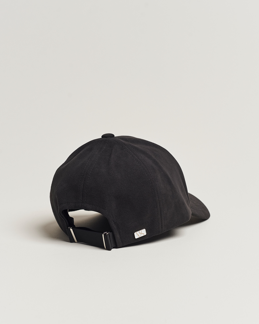 Hombres | Varsity Headwear Alcantara Baseball Cap Notte Black | Varsity Headwear | Alcantara Baseball Cap Notte Black