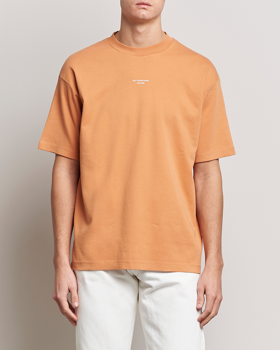 Hombres | Camisetas | Drôle de Monsieur | Classic NFPM T-Shirt Peach