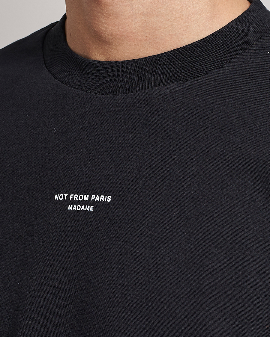 Hombres | Camisetas | Drôle de Monsieur | Classic NFPM T-Shirt Black