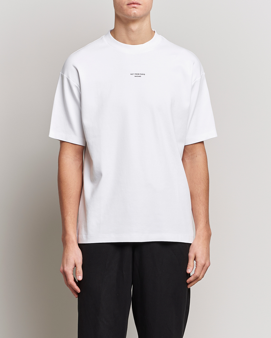 Hombres | Camisetas | Drôle de Monsieur | Classic NFPM T-Shirt White