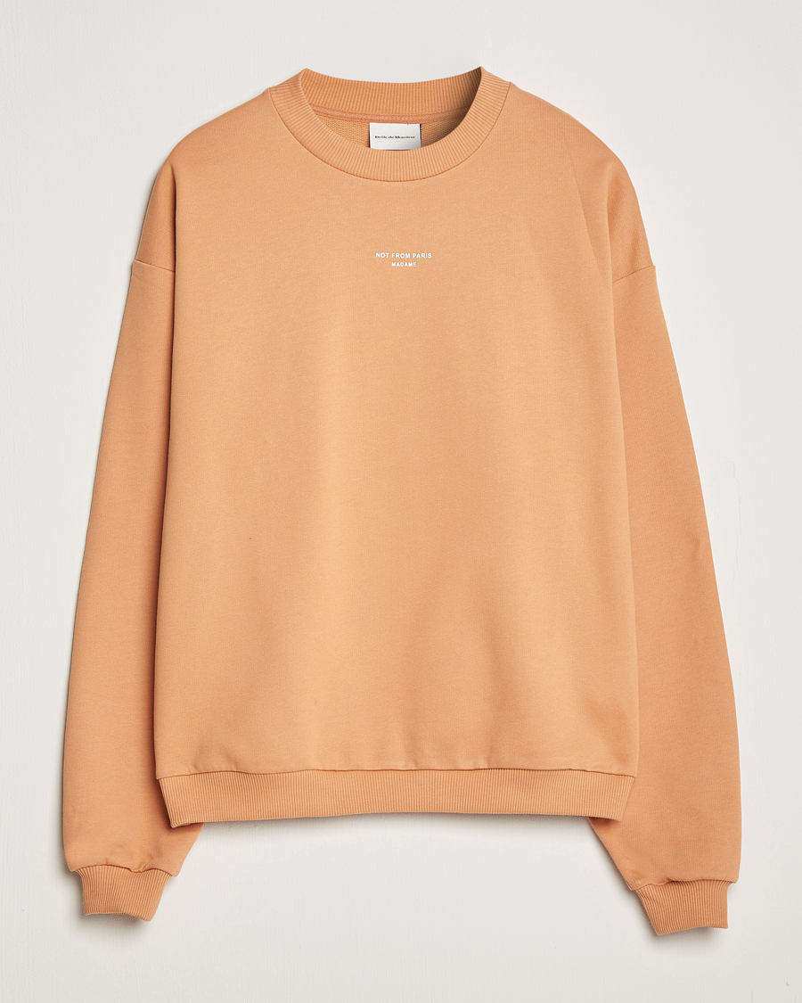 Hombres | Jerséis y prendas de punto | Drôle de Monsieur | Classic NFPM Sweatshirt Peach