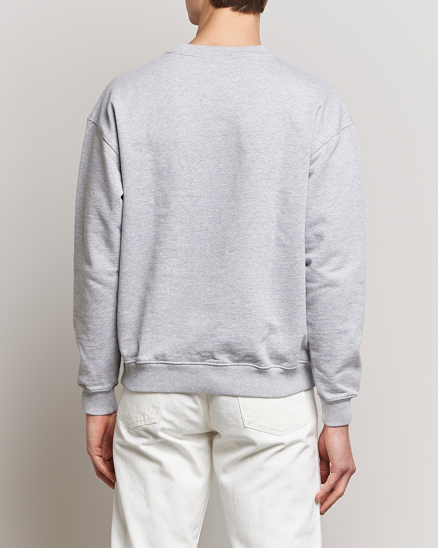 Hombres | Jerséis y prendas de punto | Drôle de Monsieur | Signature Sweatshirt Light Grey