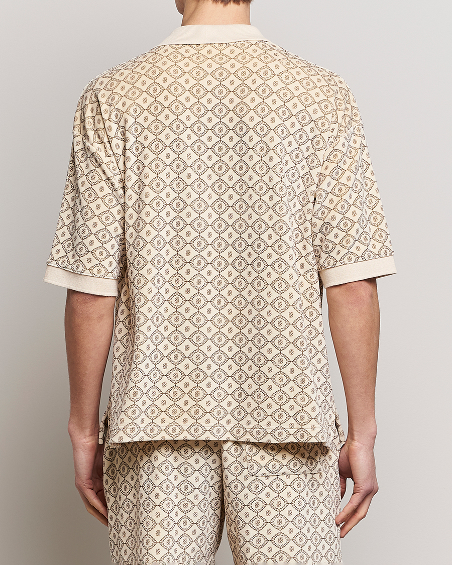 Hombres | Polos | Drôle de Monsieur | Monogram Terry Polo Off White