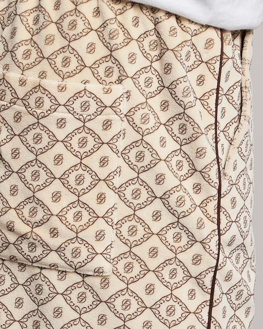 Hombres | Pantalones cortos | Drôle de Monsieur | Monogram Terry Shorts Off White