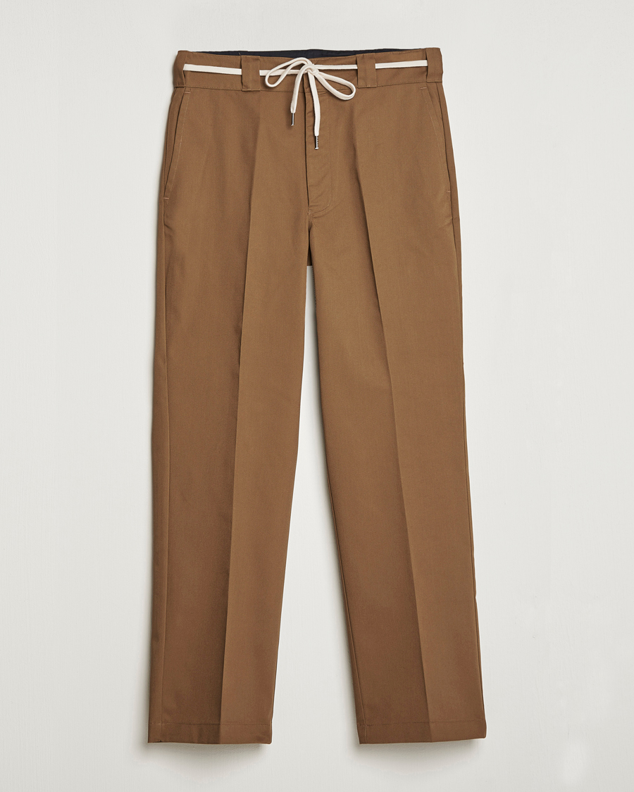 Hombres | Pantalones | Drôle de Monsieur | Twill Pants Brown