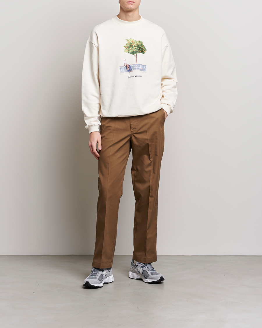 Hombres | Pantalones | Drôle de Monsieur | Twill Pants Brown